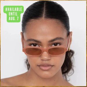 LU—GOLDIE Martine Sunglasses in Watermelon Pink